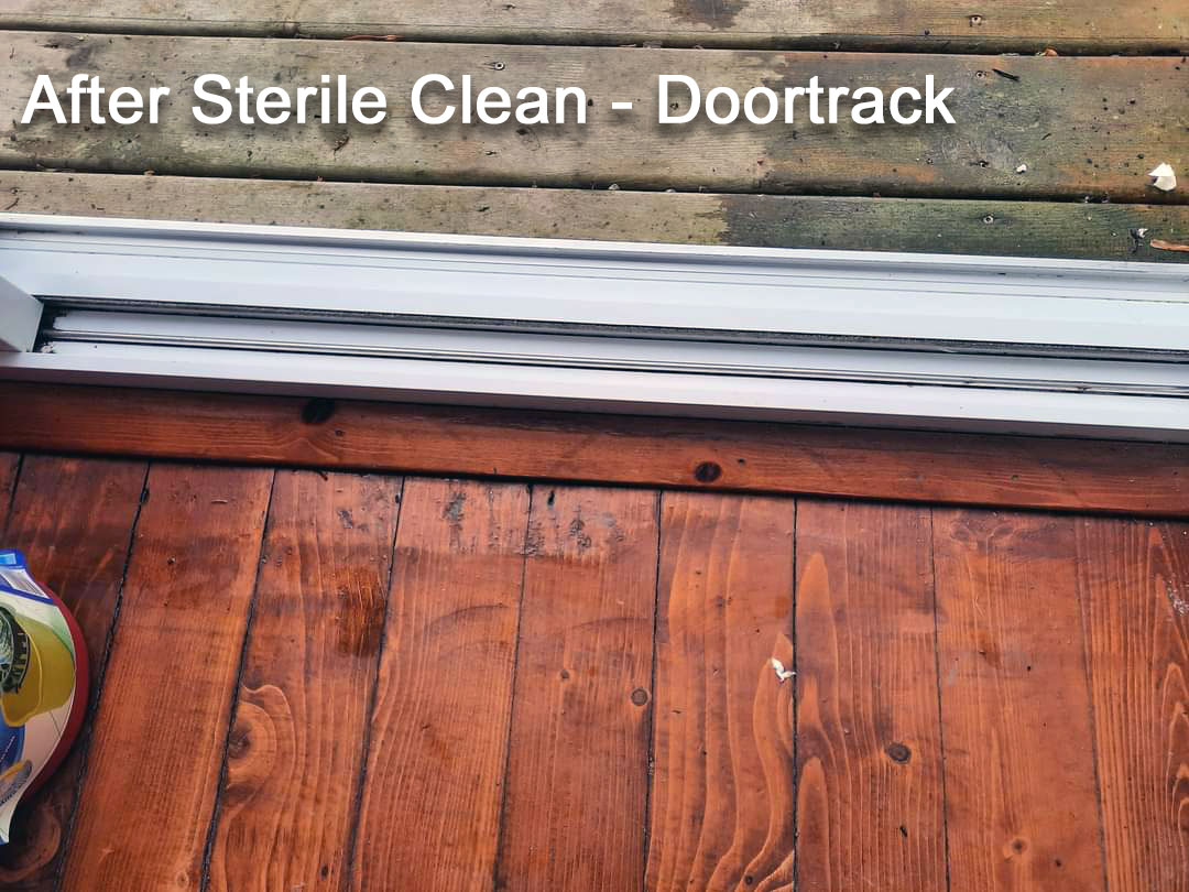 After Sterile Clean - doortrack