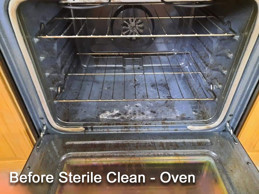 Before Sterile Clean - oven